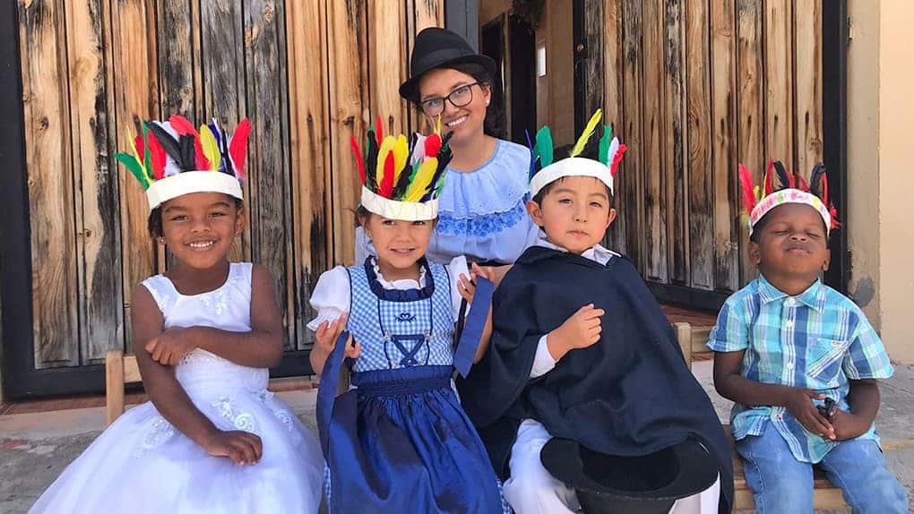 Der christliche Kindergarten in Atuntaqui in Ecuador wurde ganz neu gegründet.