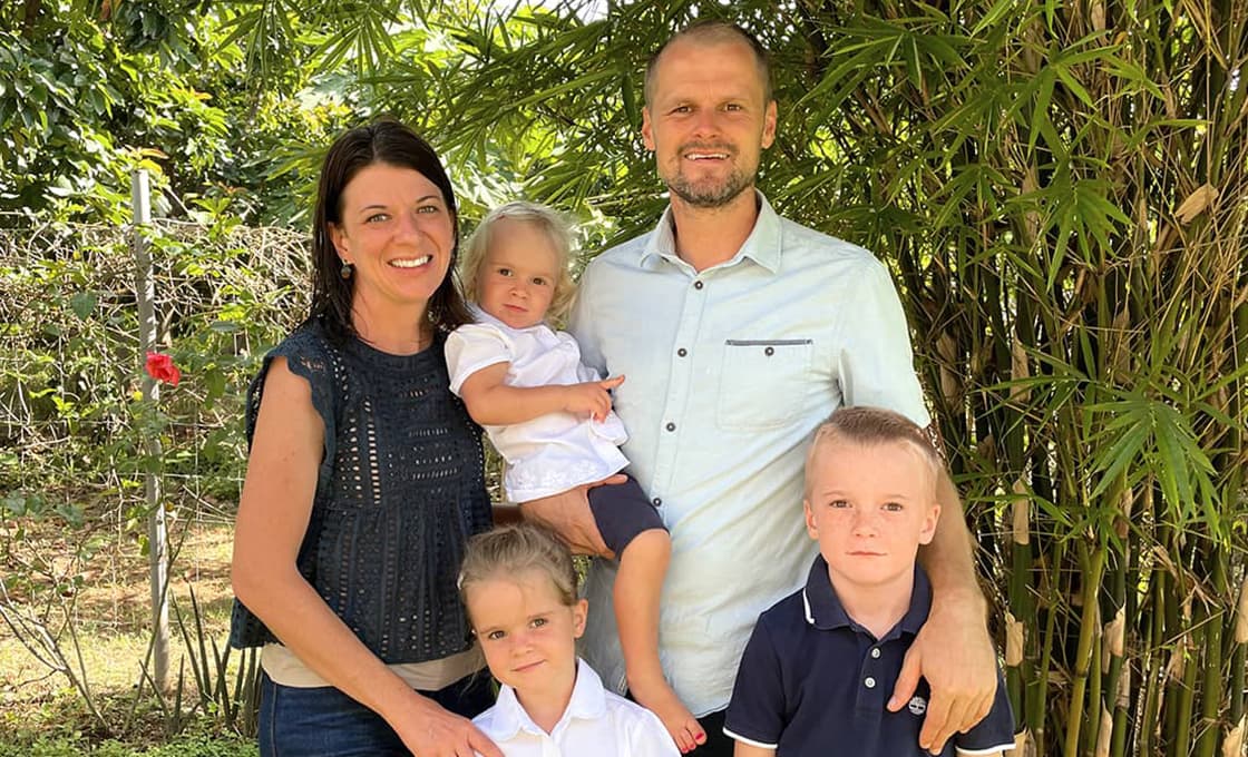 Benjamin und Debora Wagner leben seit 2016 in Sambia und haben drei Kinder.